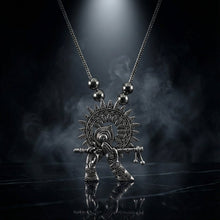 Oxidized devotional necklace        
